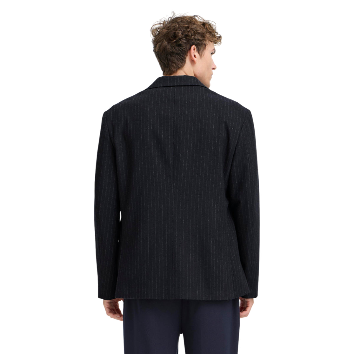 Alby 0240 pinstriped blazer