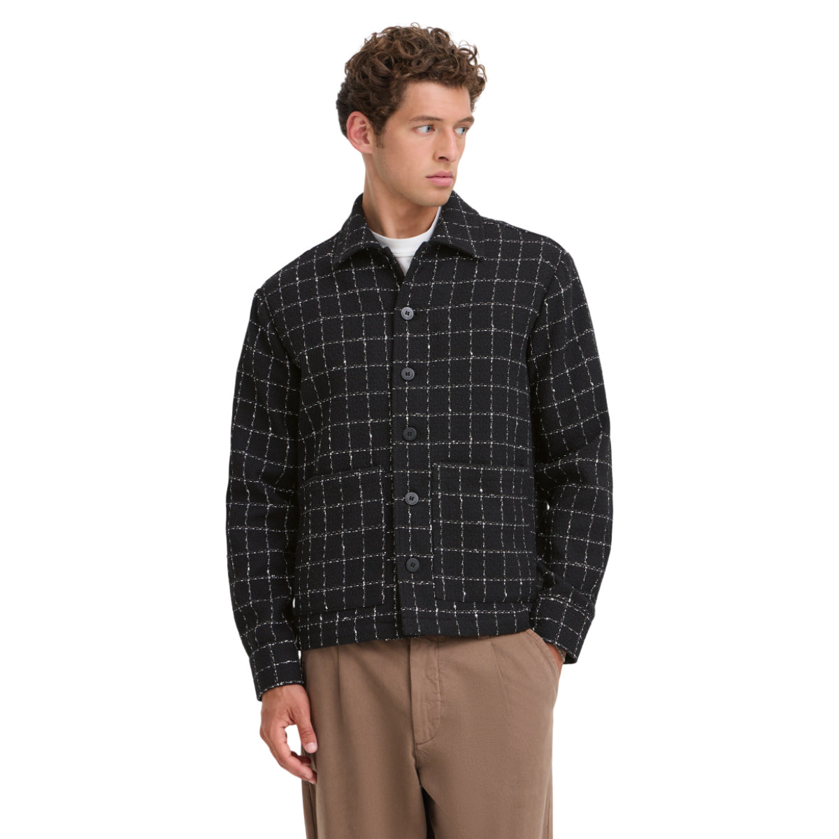 Salazer jaquard overshirt