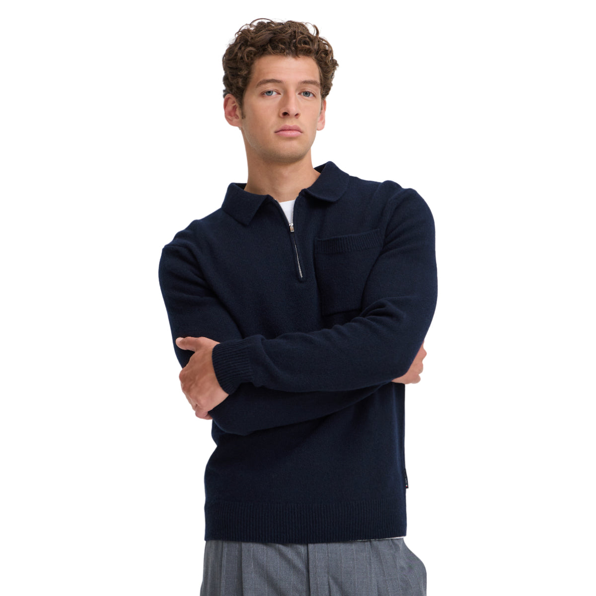 Felipo lambswool polo knit