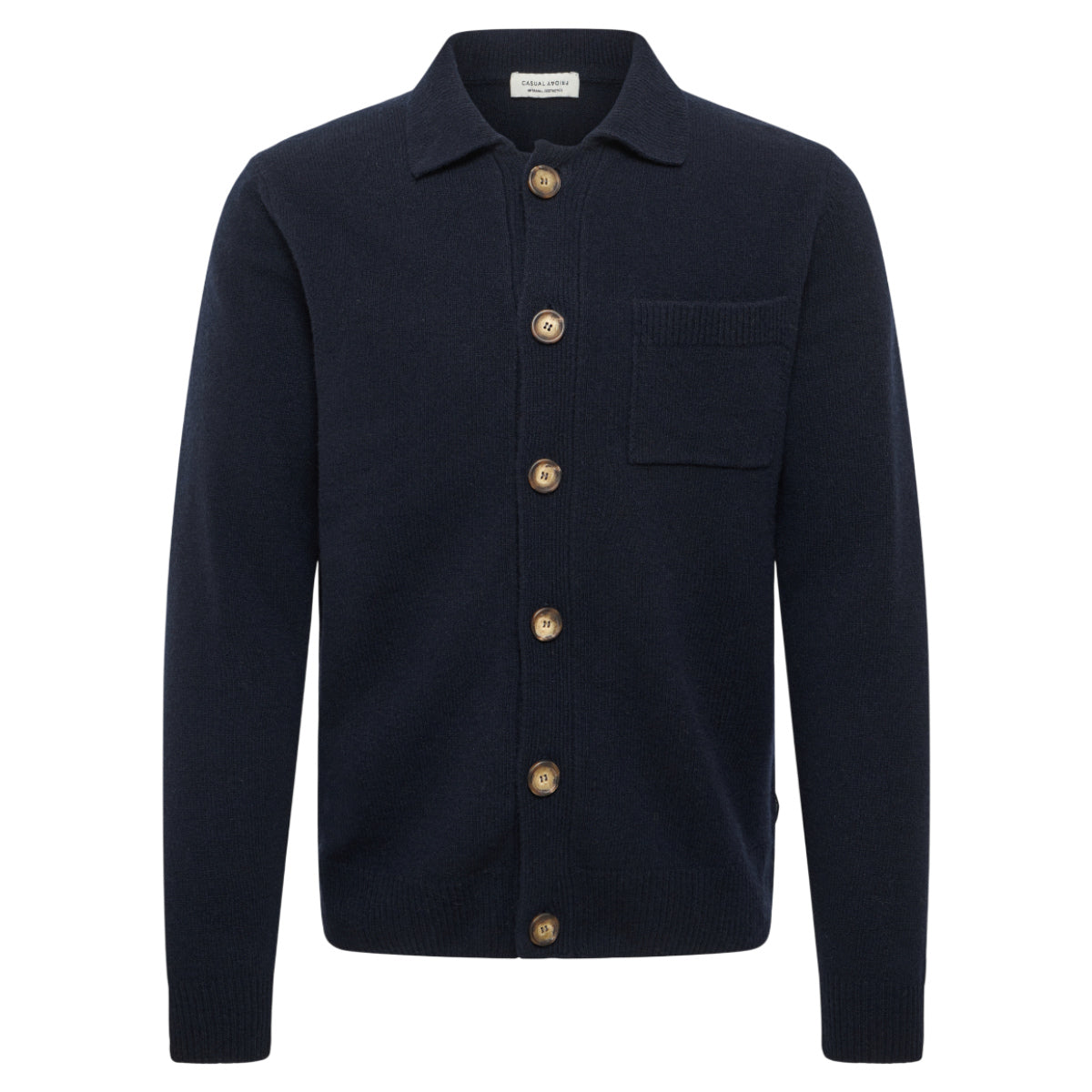 Rio lambswool polo cardigan