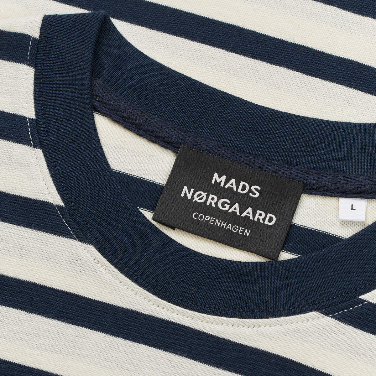 Cotton Jersey stribe frode tee