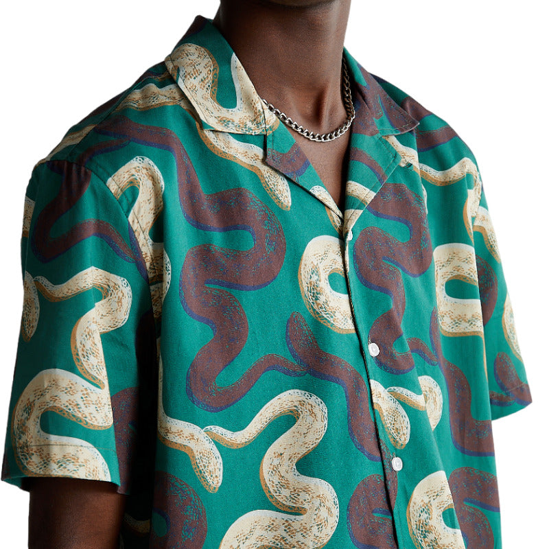 Woodbird Enzo Snake Shirt