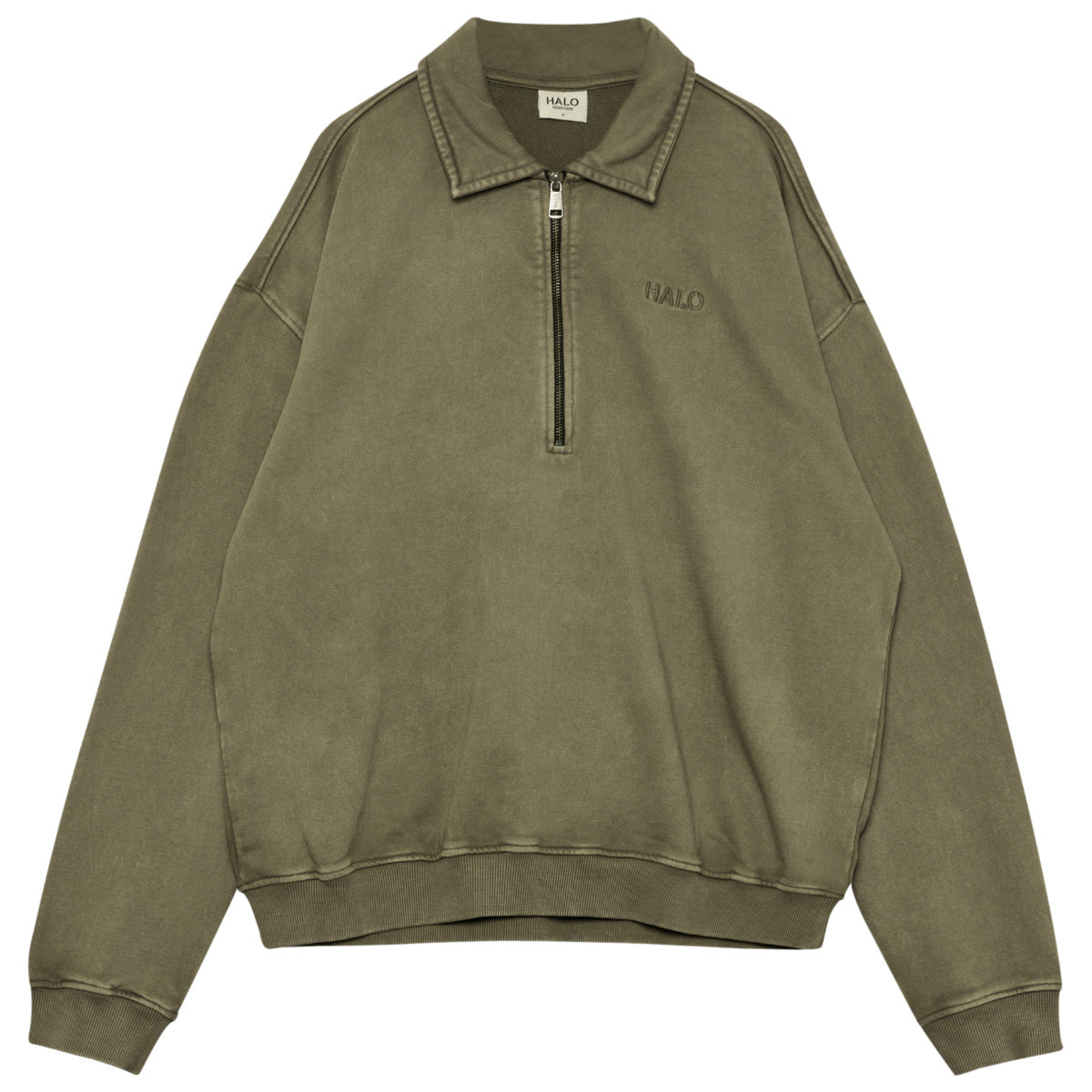 Boxy Polo Sweat Half Zip