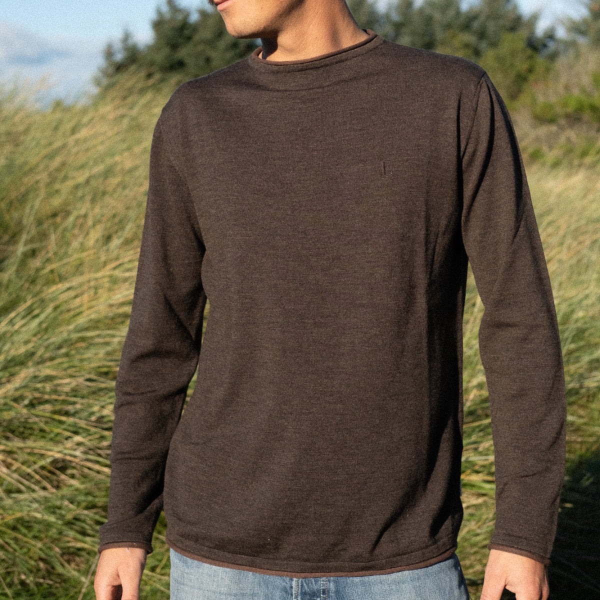 Hybrid men's double knit