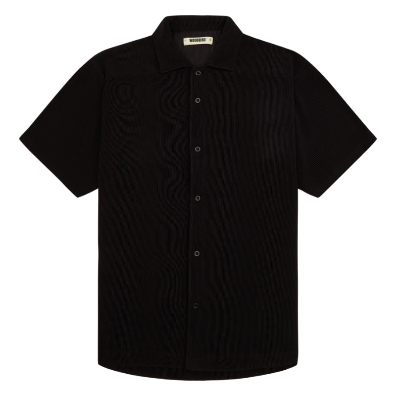 Woodbird WBBanks plisse shirt