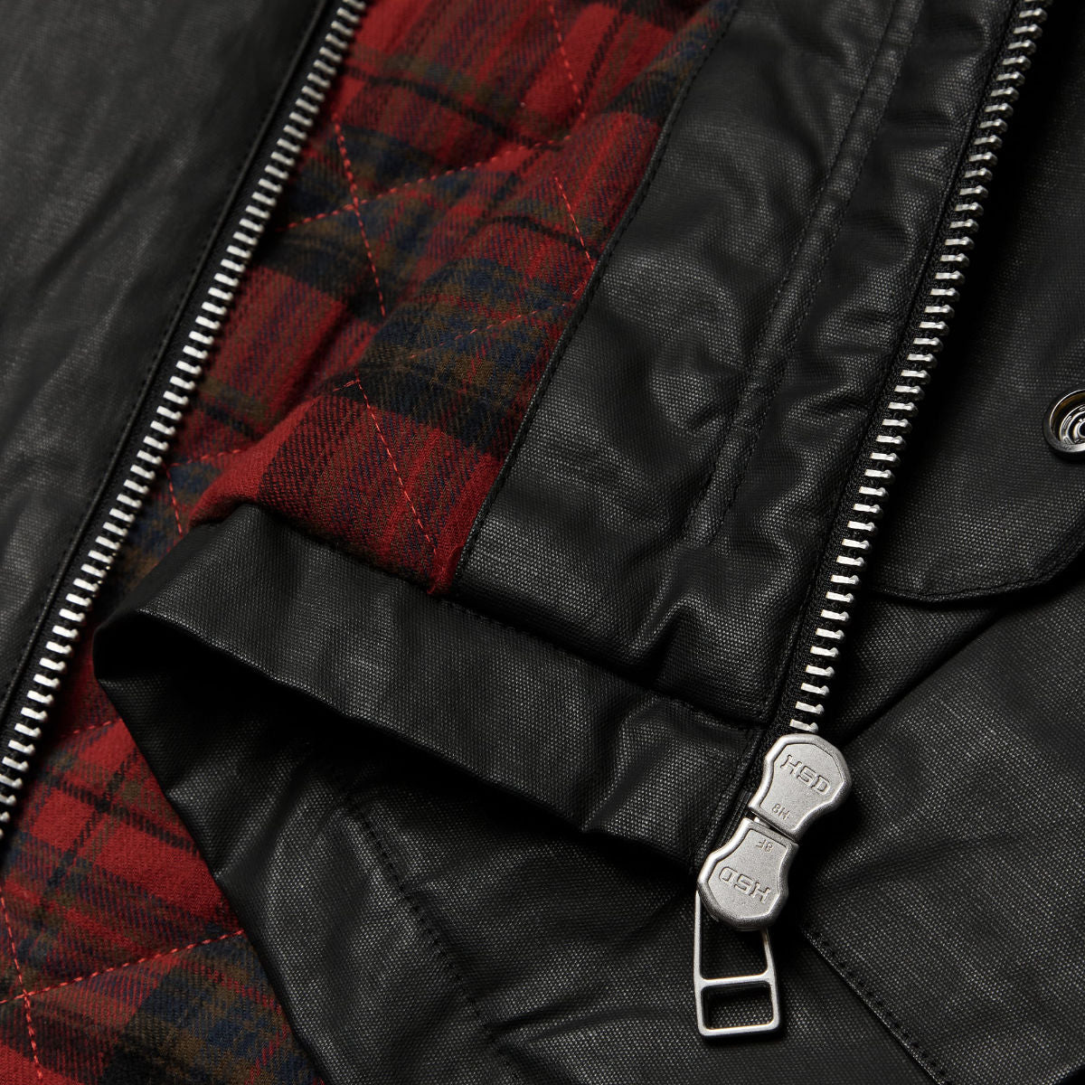 Ping waxed short jacket