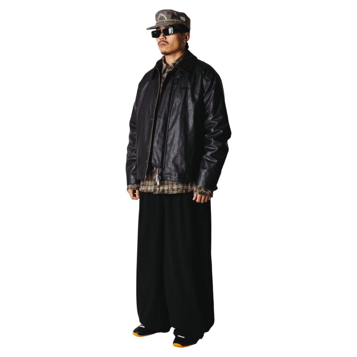 Ping waxed short jacket