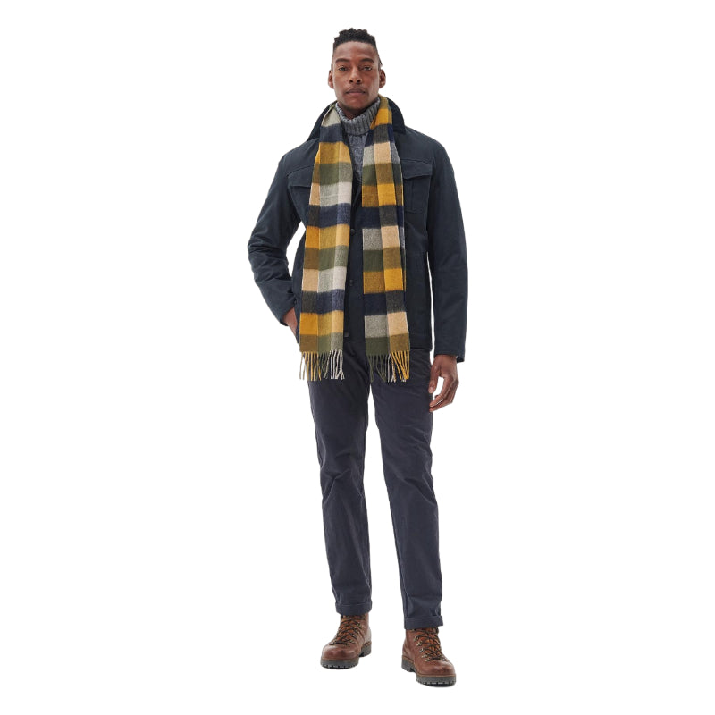 Large tattersall scarf