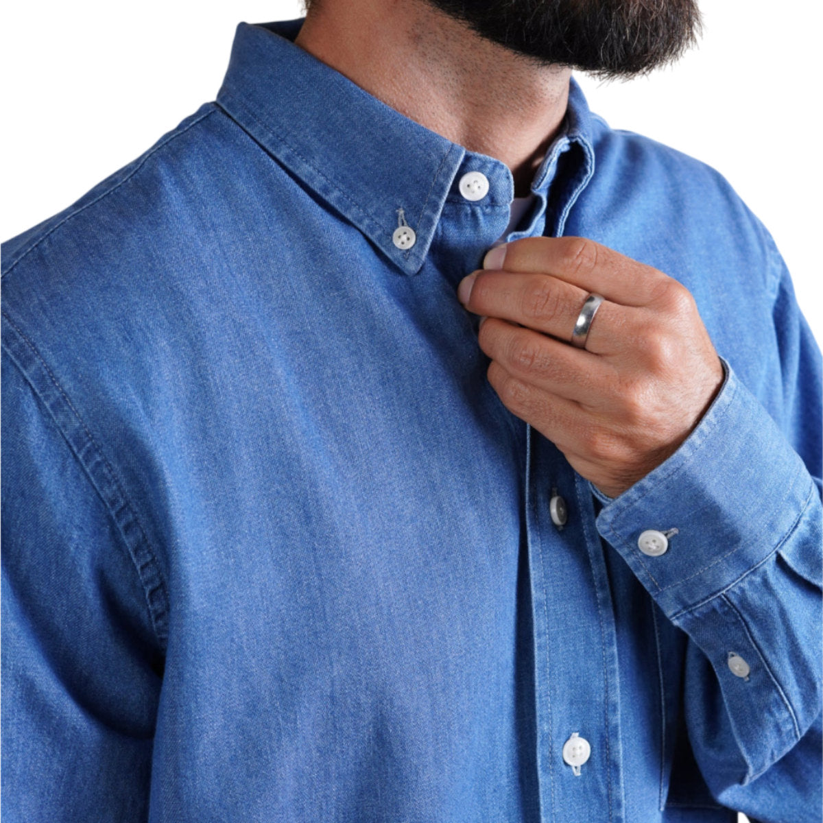 Chambray men's bd shirt