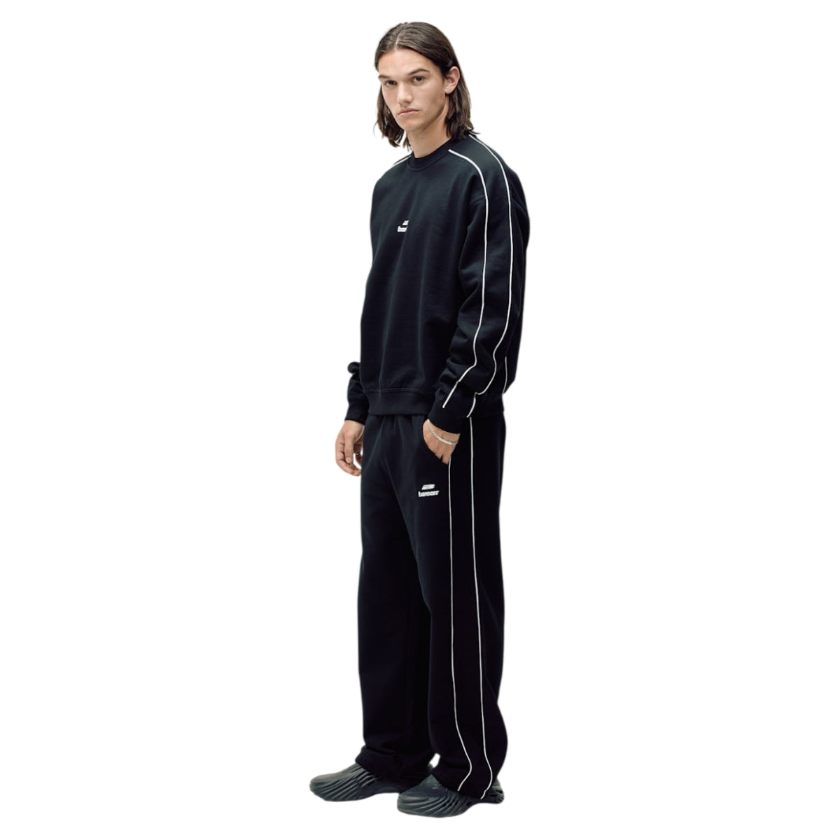 Logo oversized crewneck