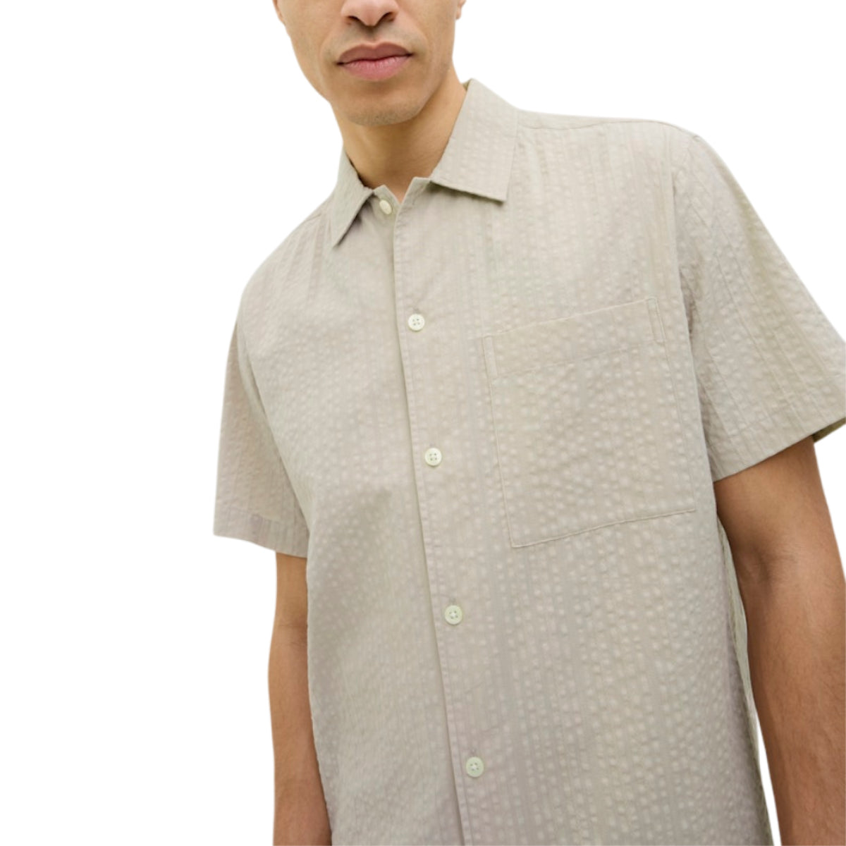 Jprcceaston seersucker shirt