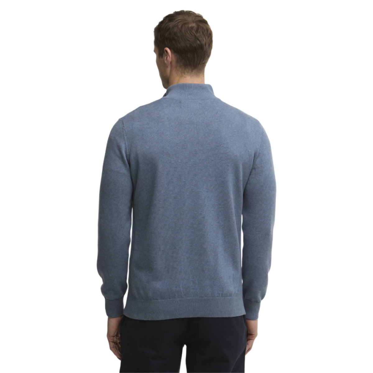Cotton half zip