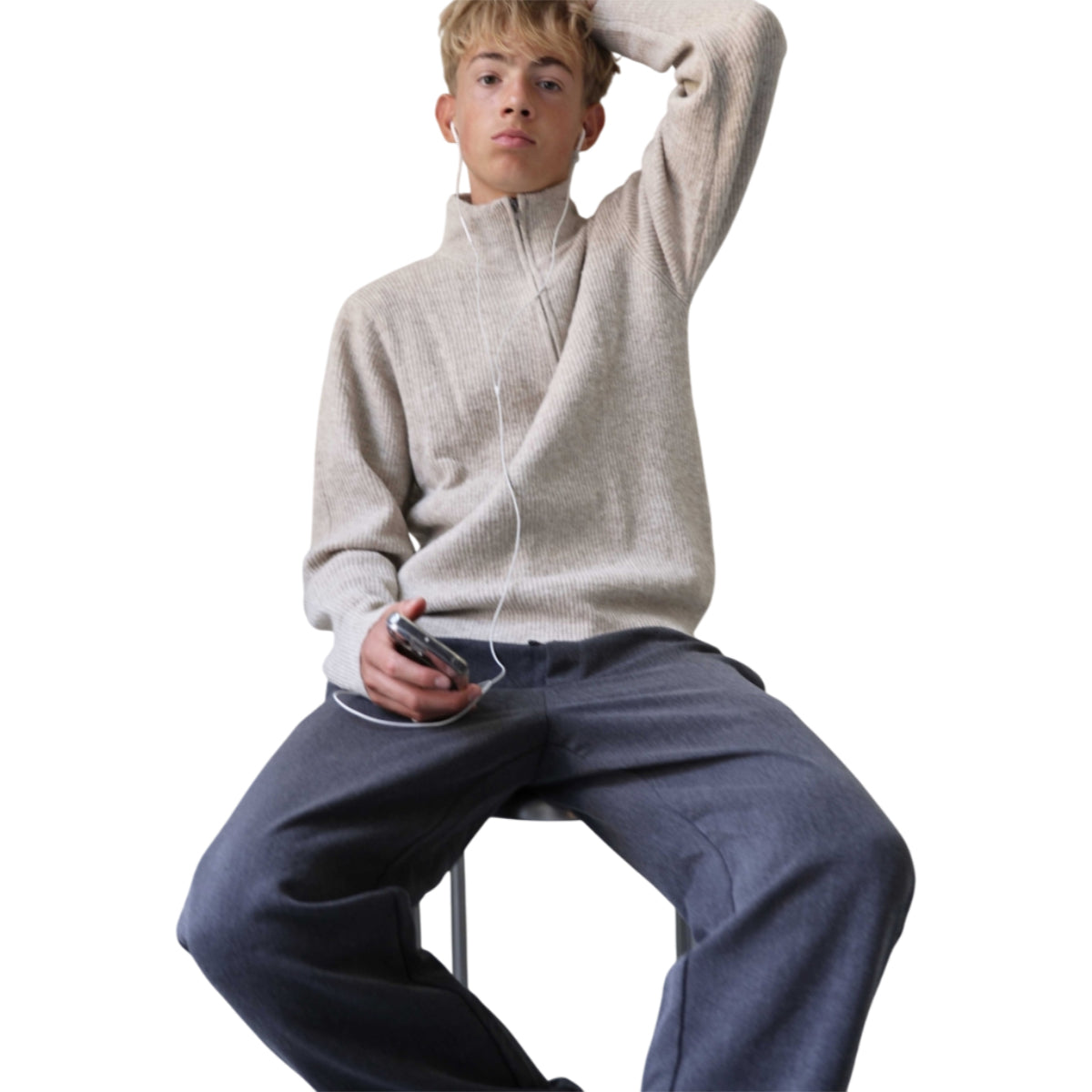 Durbuy ls brush knit