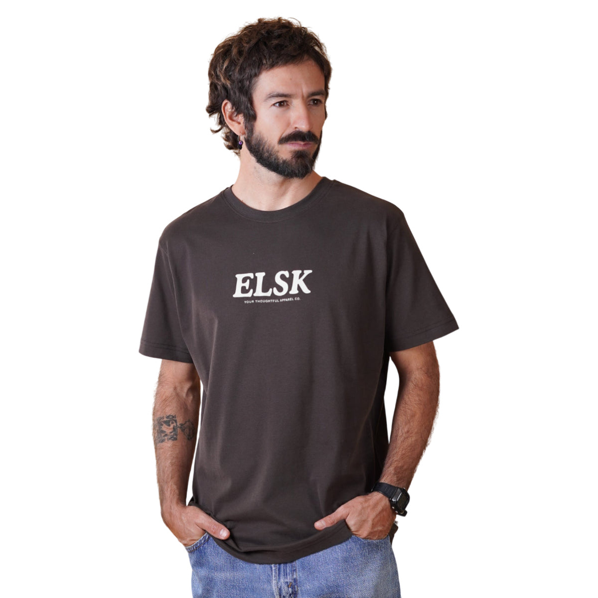 Echo men`s brushed t-shirt