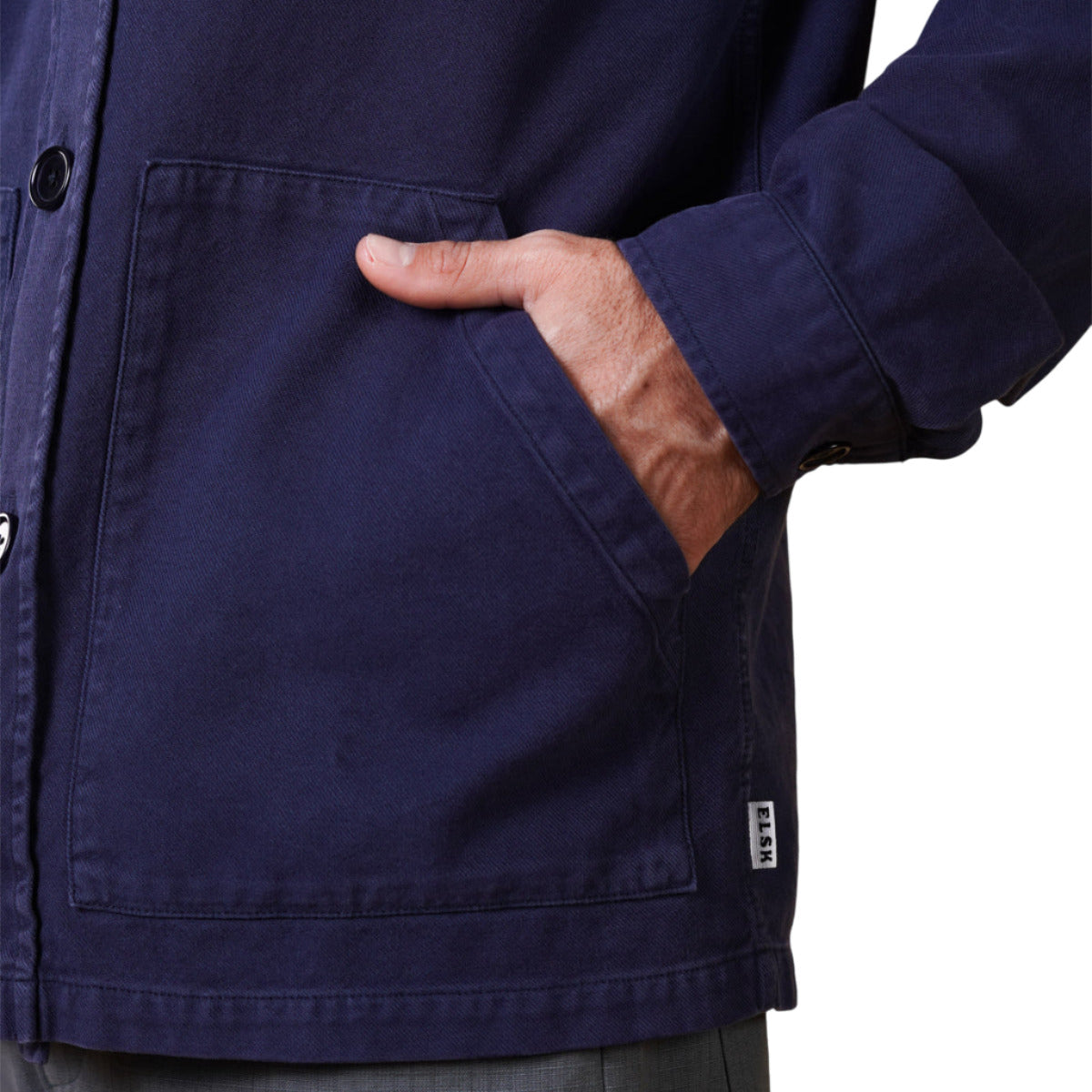 twill men`s overshirt