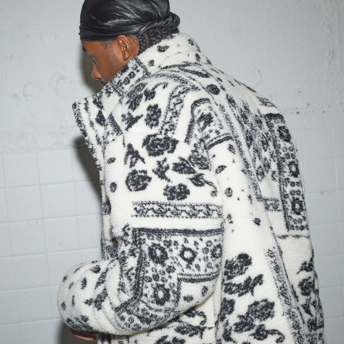 Oversized pile jacket