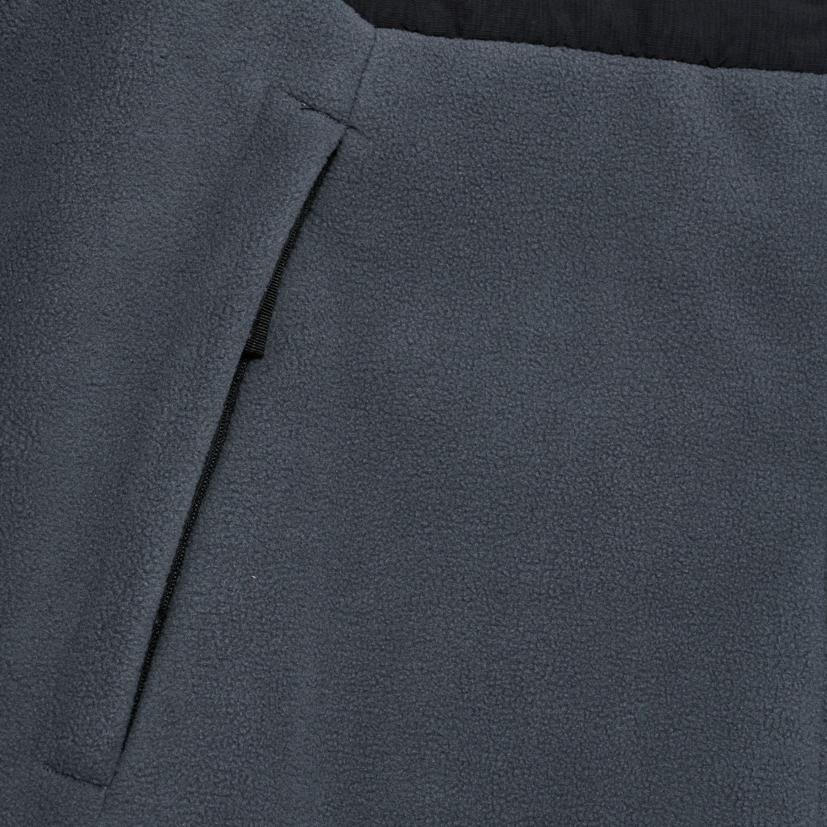 Blocked zip fleece