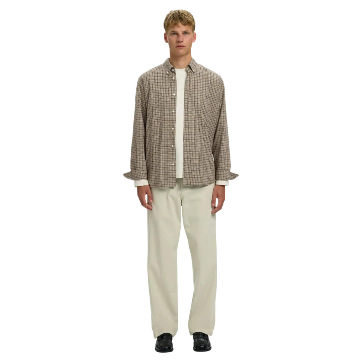 Cole-jay reg melange shirt