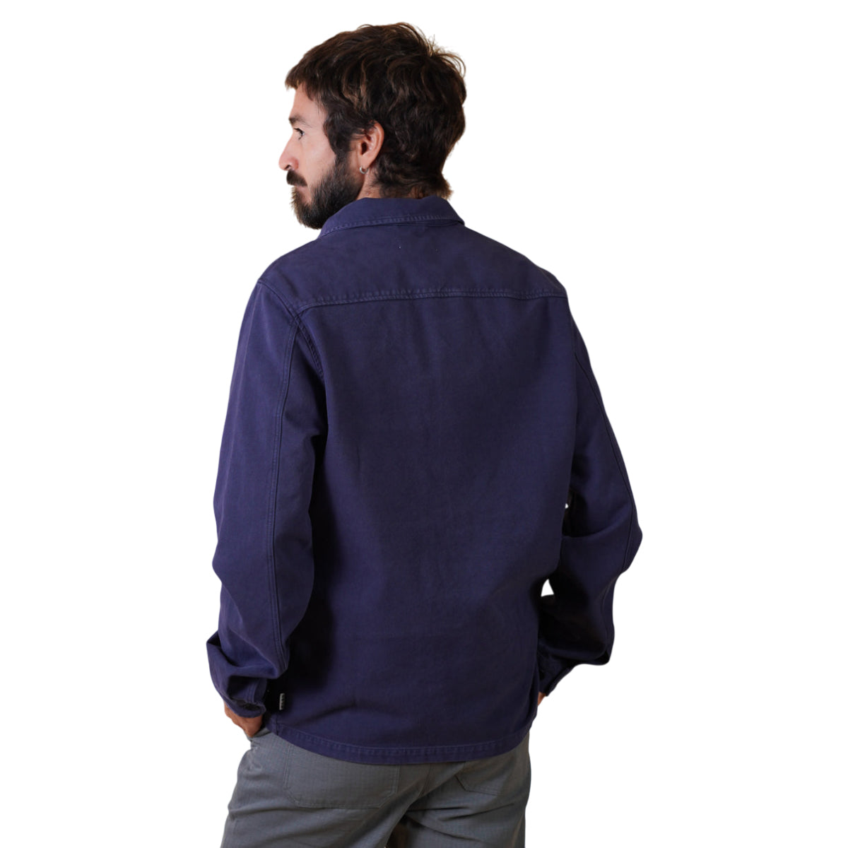 twill men`s overshirt