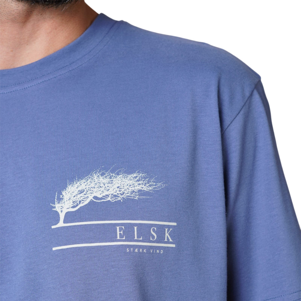 Stærk vind brushed t-shirt