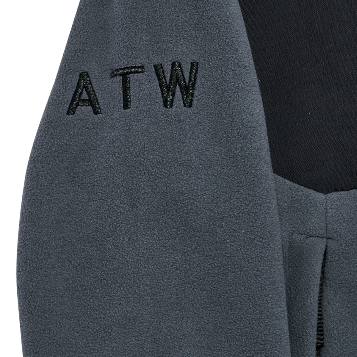 Blocked zip fleece