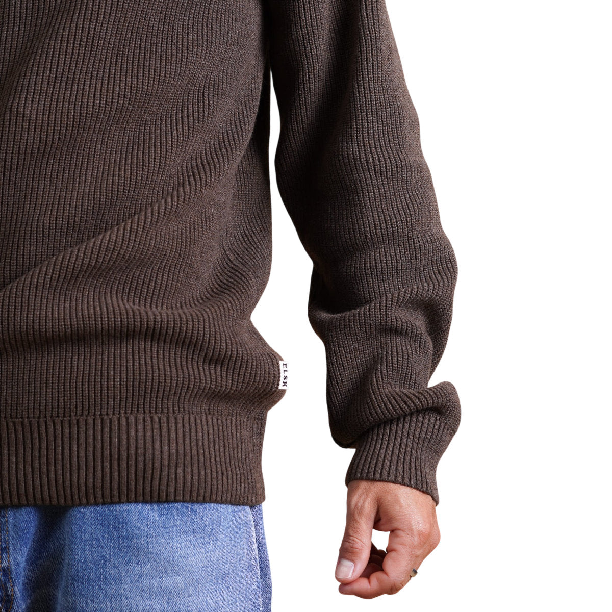 Half zip organic cotton