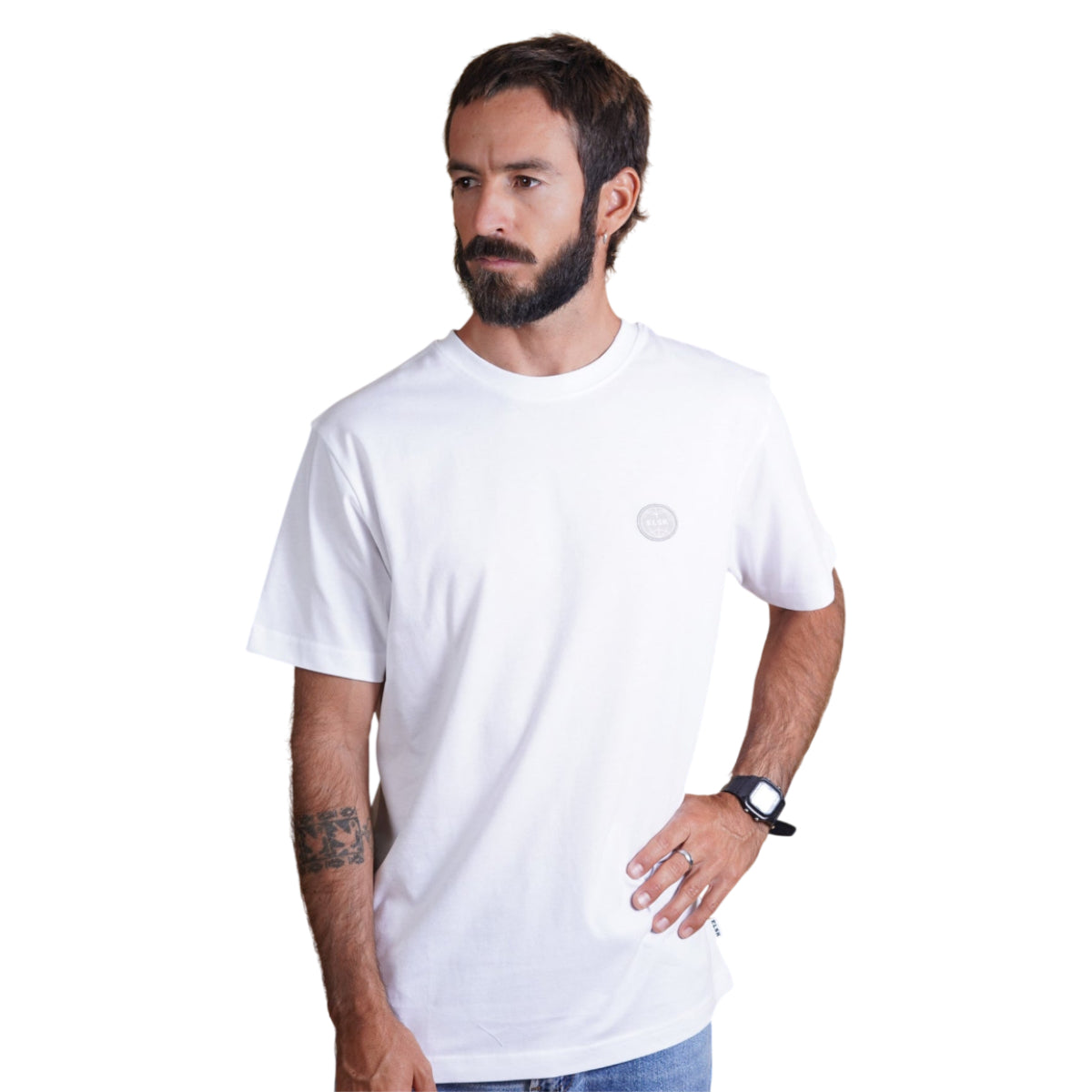 Globe brushed t-shirt