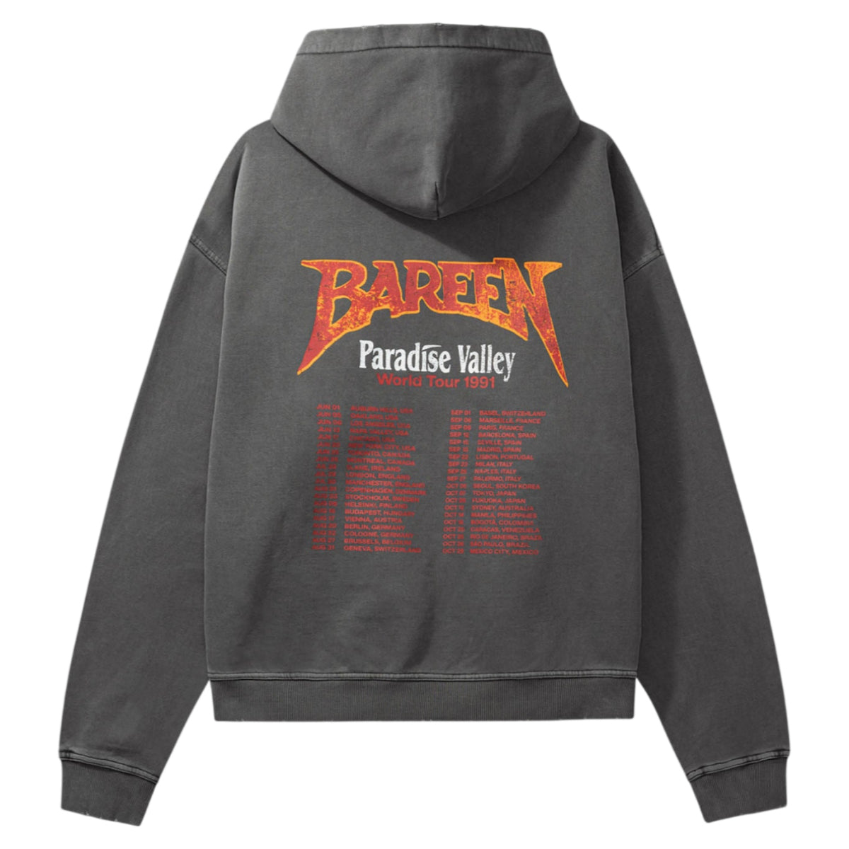 World tour oversized hoodie