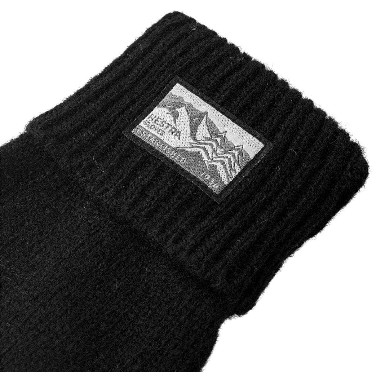 Raggwool half finger handsker