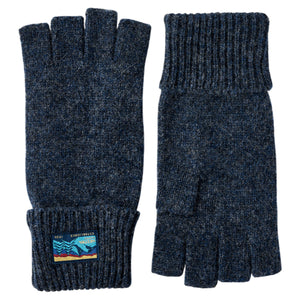 Raggwool half finger handsker