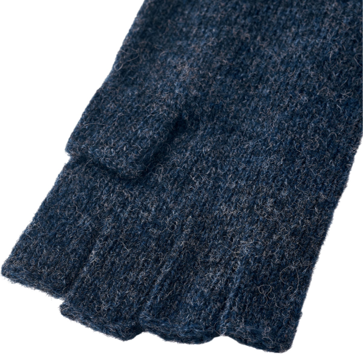 Raggwool half finger handsker