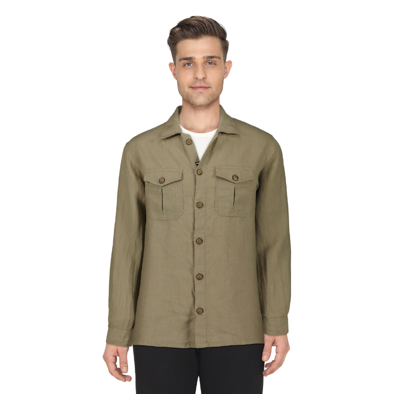 Signal Troy linen overshirt