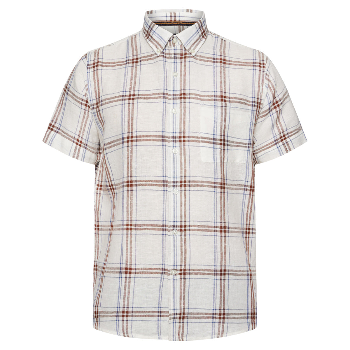 Hugin lin check ss shirt