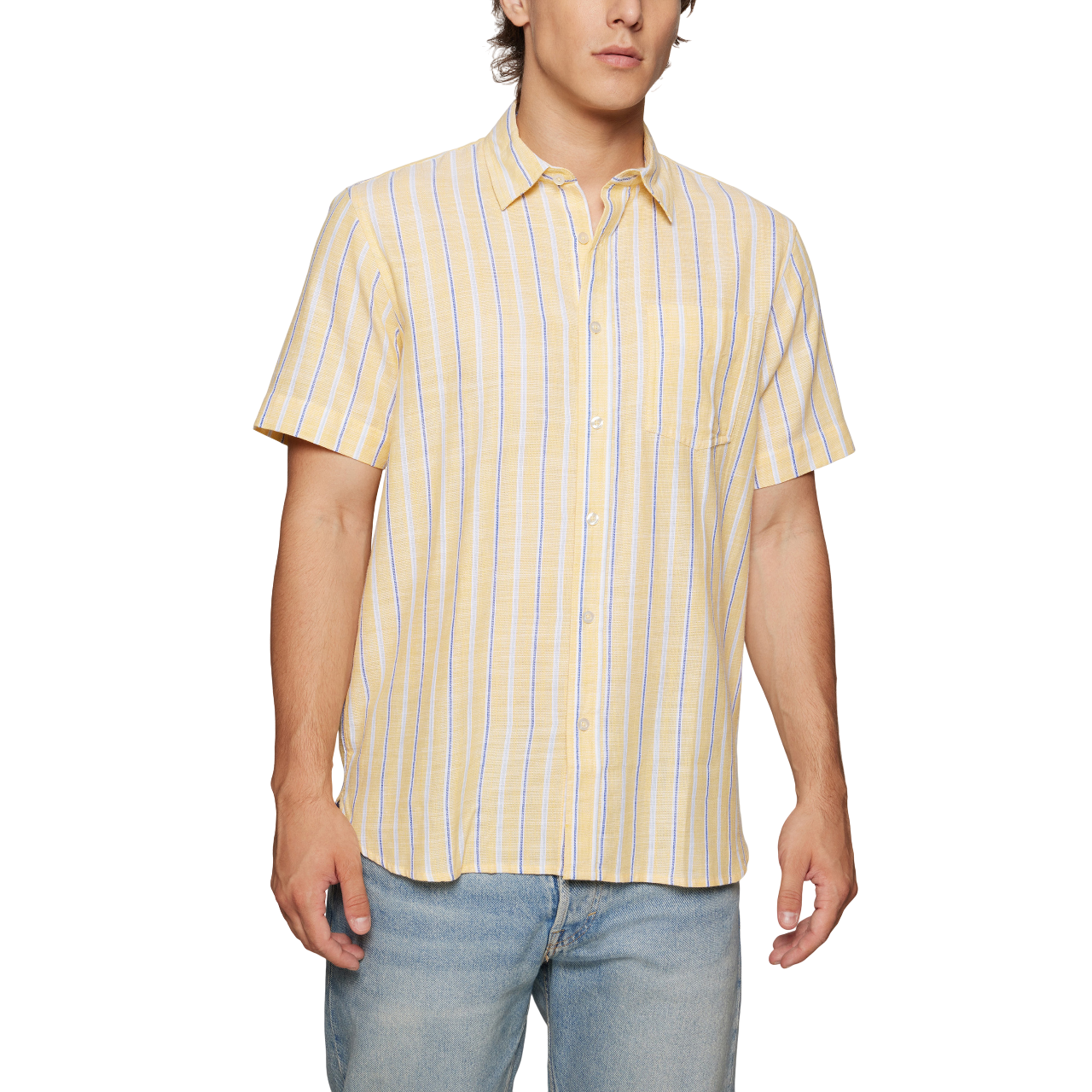 hunk pop stripe ss shirt