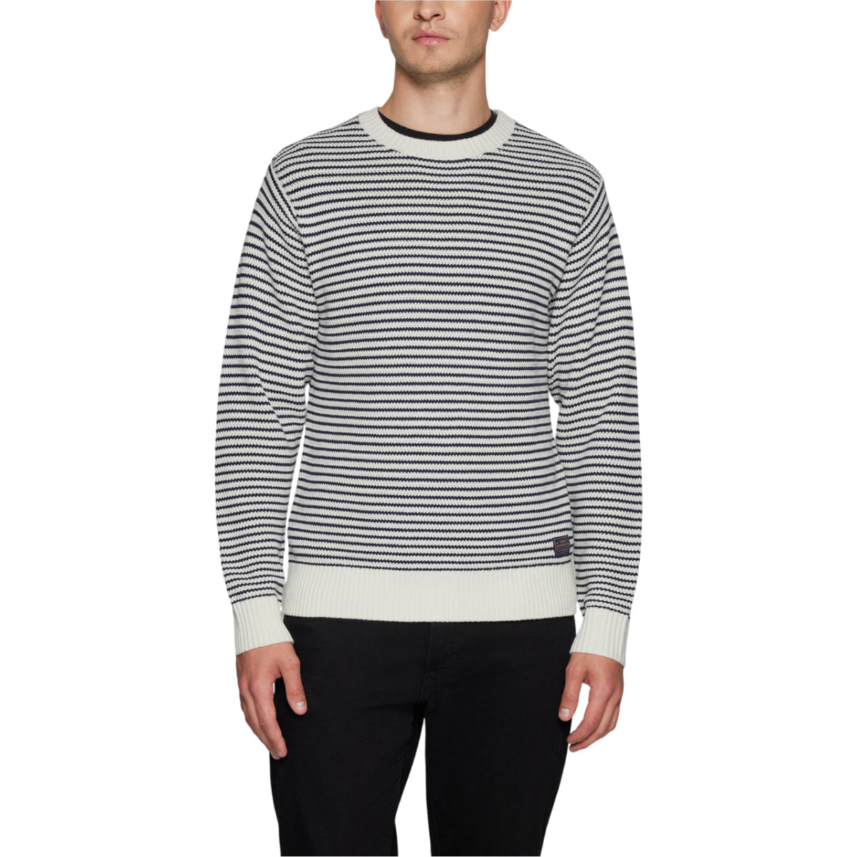 Colin striped knit