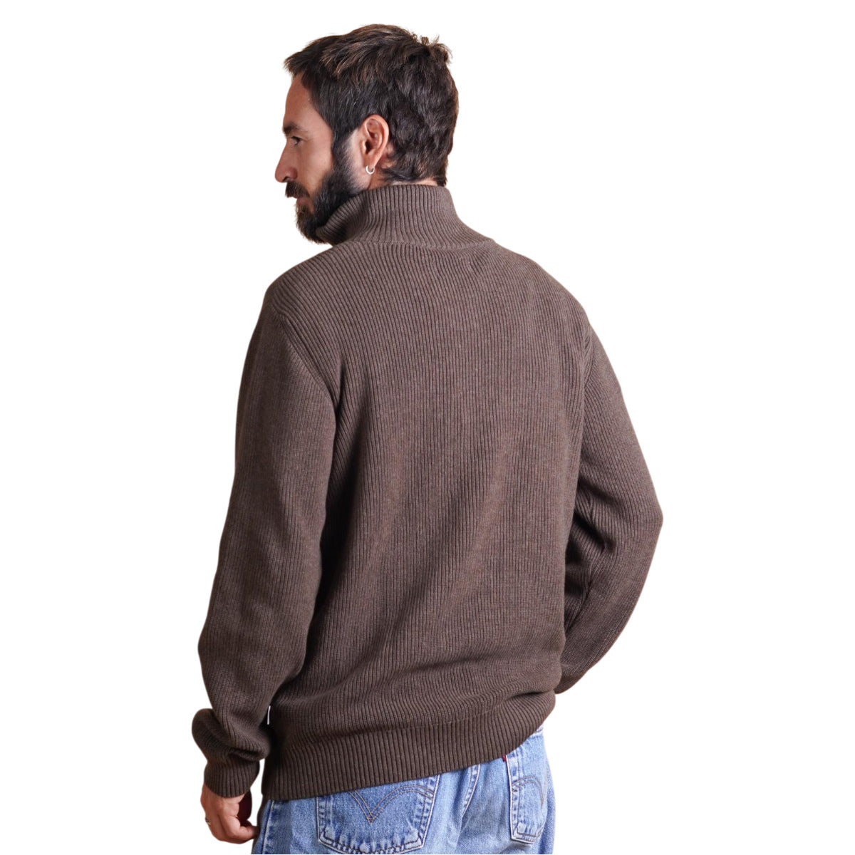Half zip organic cotton