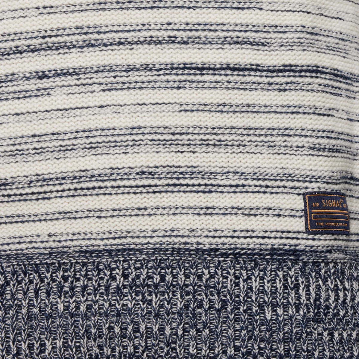 Usher reversed striped knit