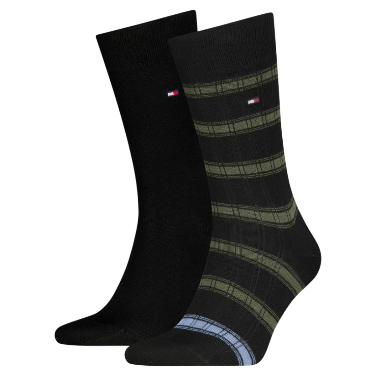 Th men sock 2p rib stripe