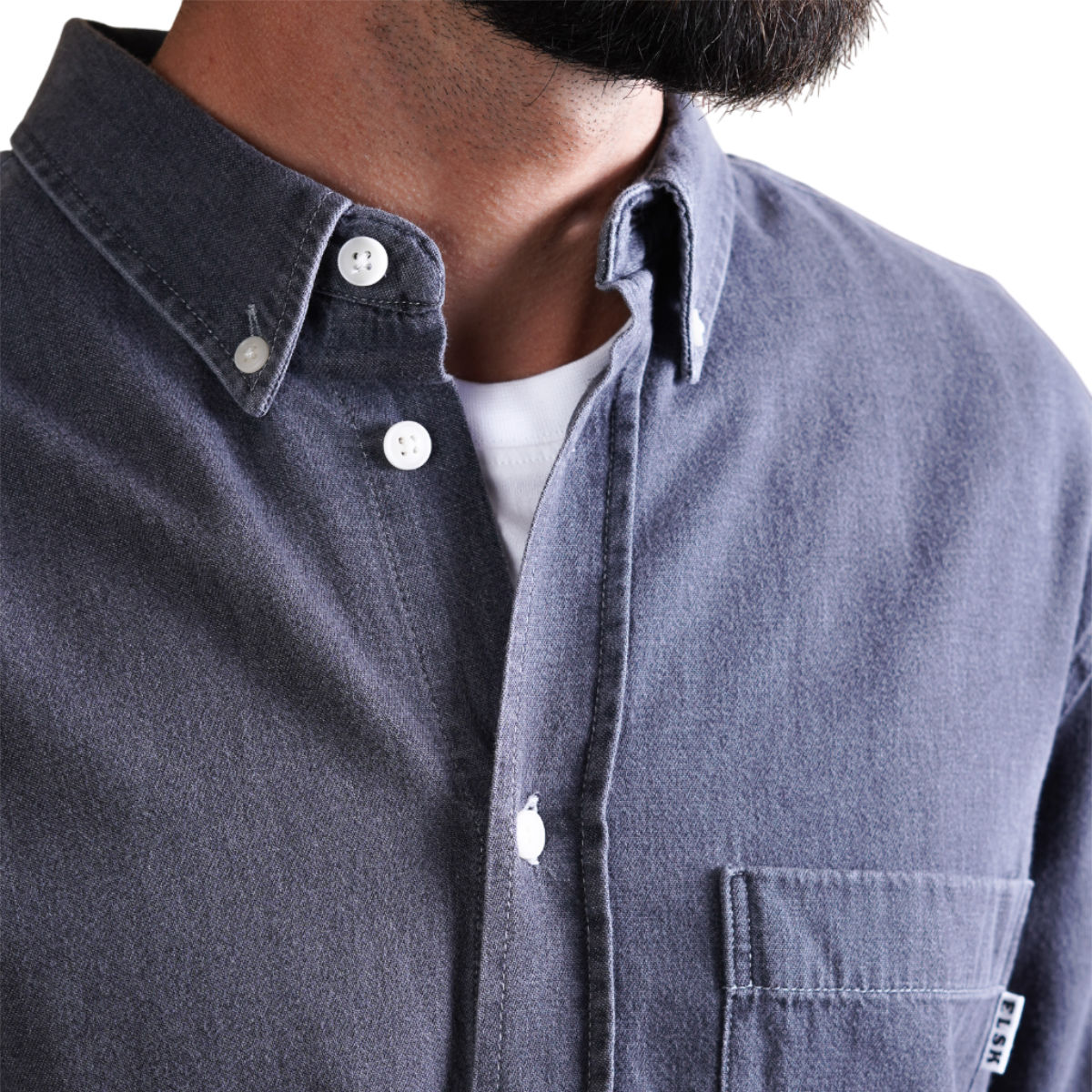 Chambray men`s bd shirt