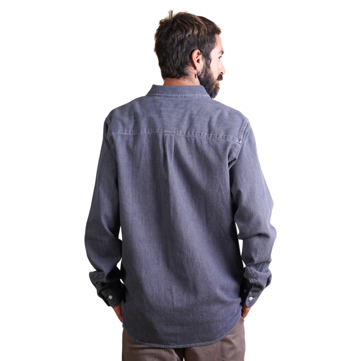 Chambray men`s bd shirt
