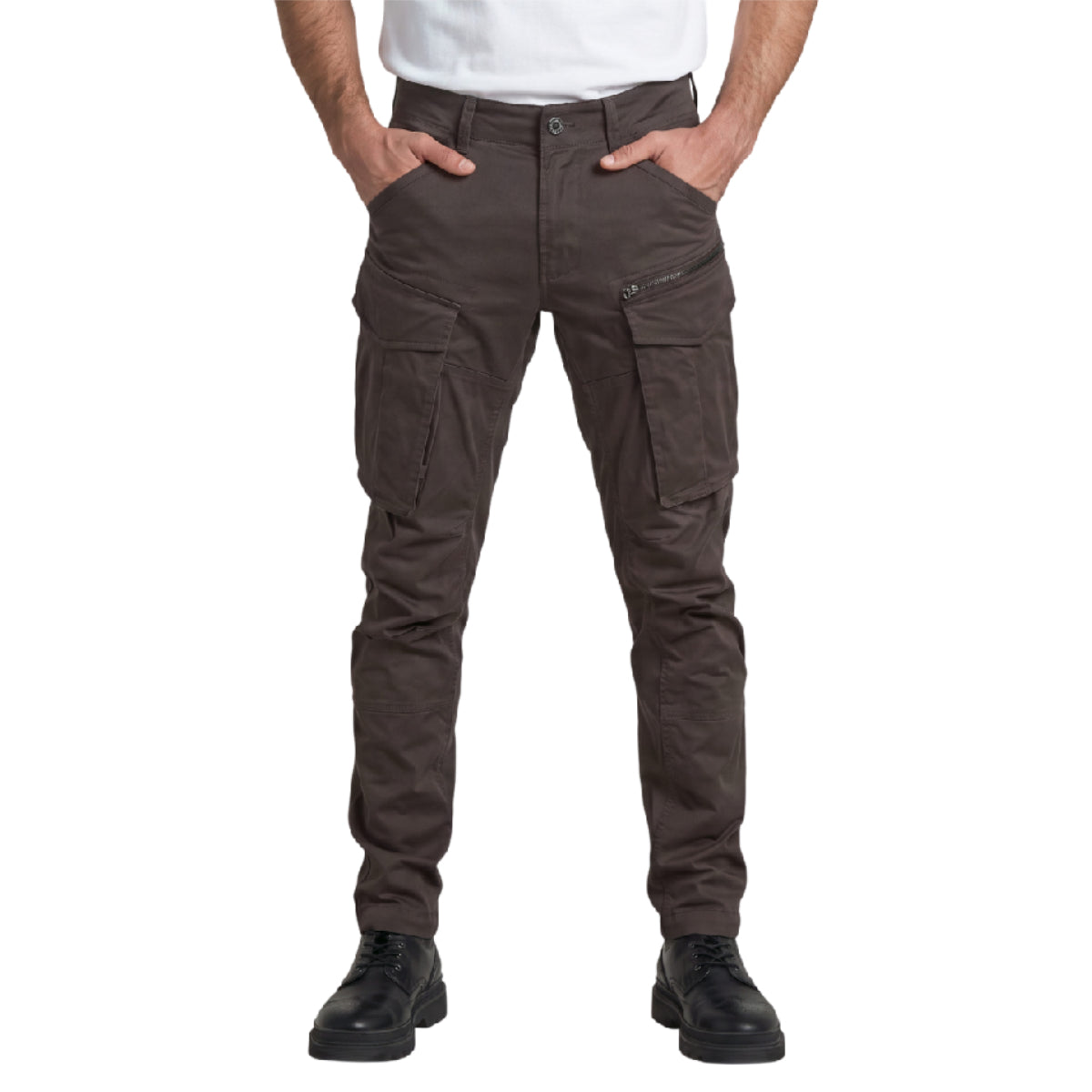 Roviv zip regular tapered cargopants