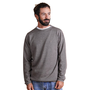 Hybrid men`s double knit