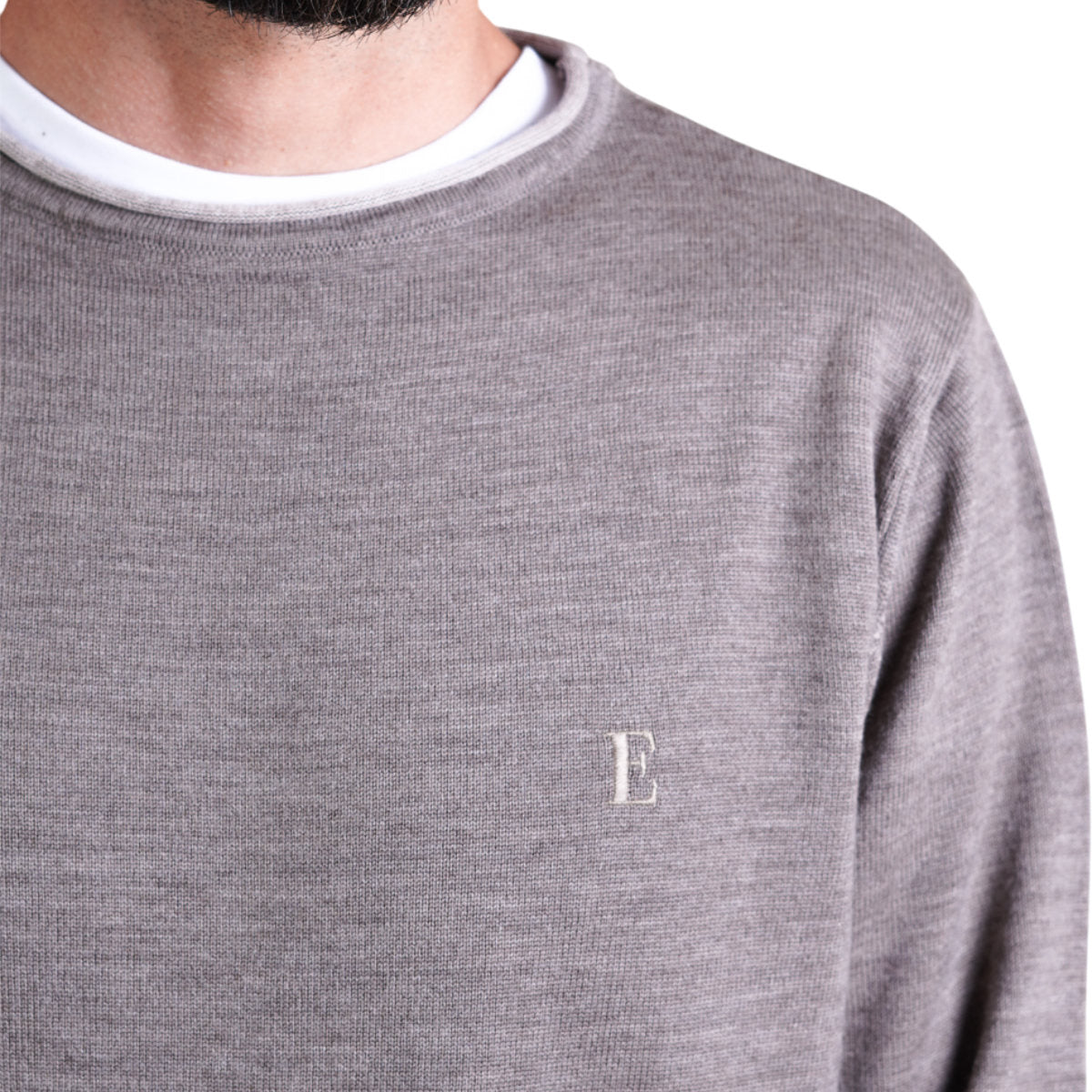 Hybrid men`s double knit