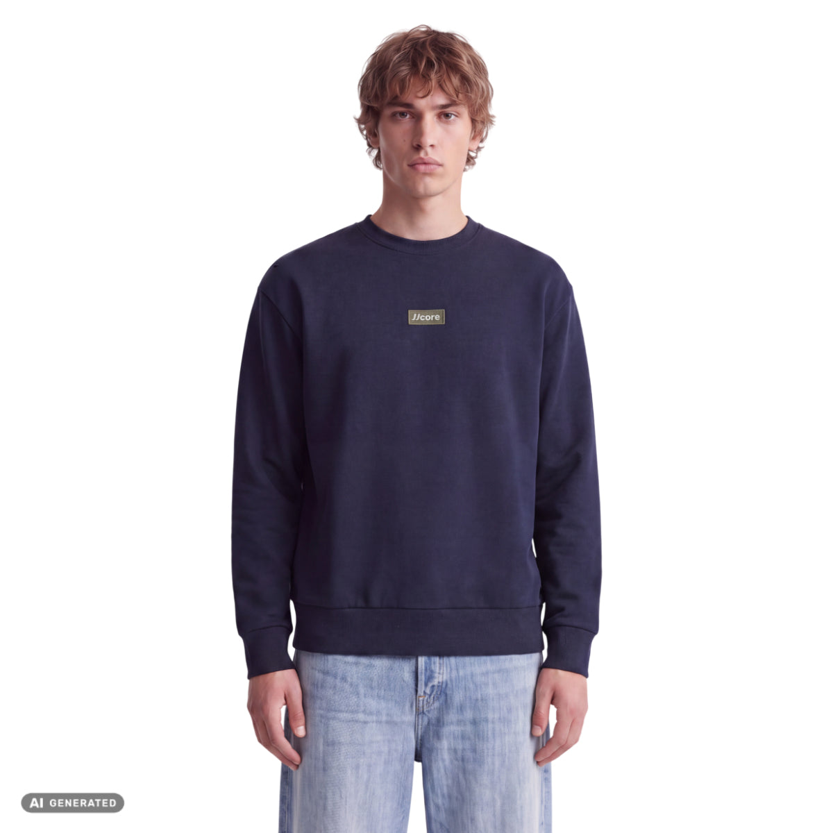 JCOClub badge sweat crew neck