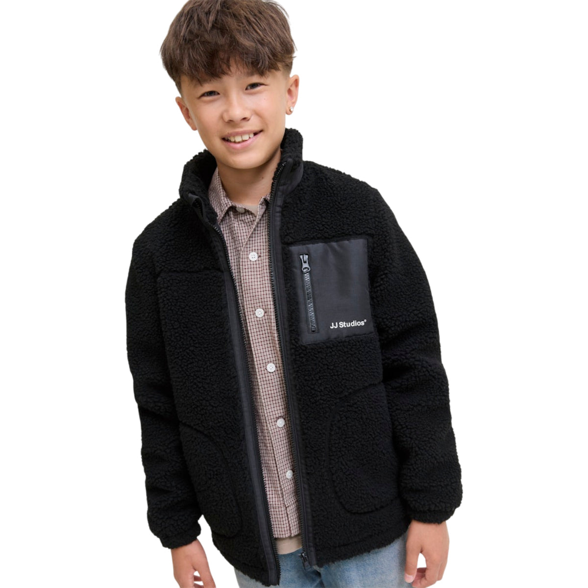 JJEsoho teddy jacket jnr