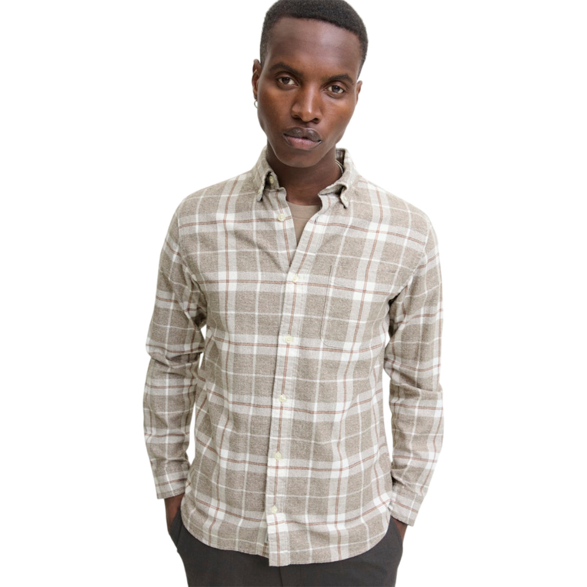 JPRblubrook check L/S Shirt