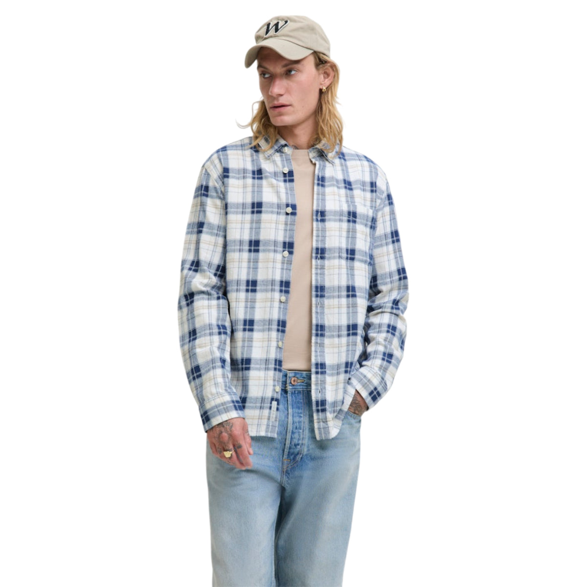 JPRblubrook check L/S Shirt