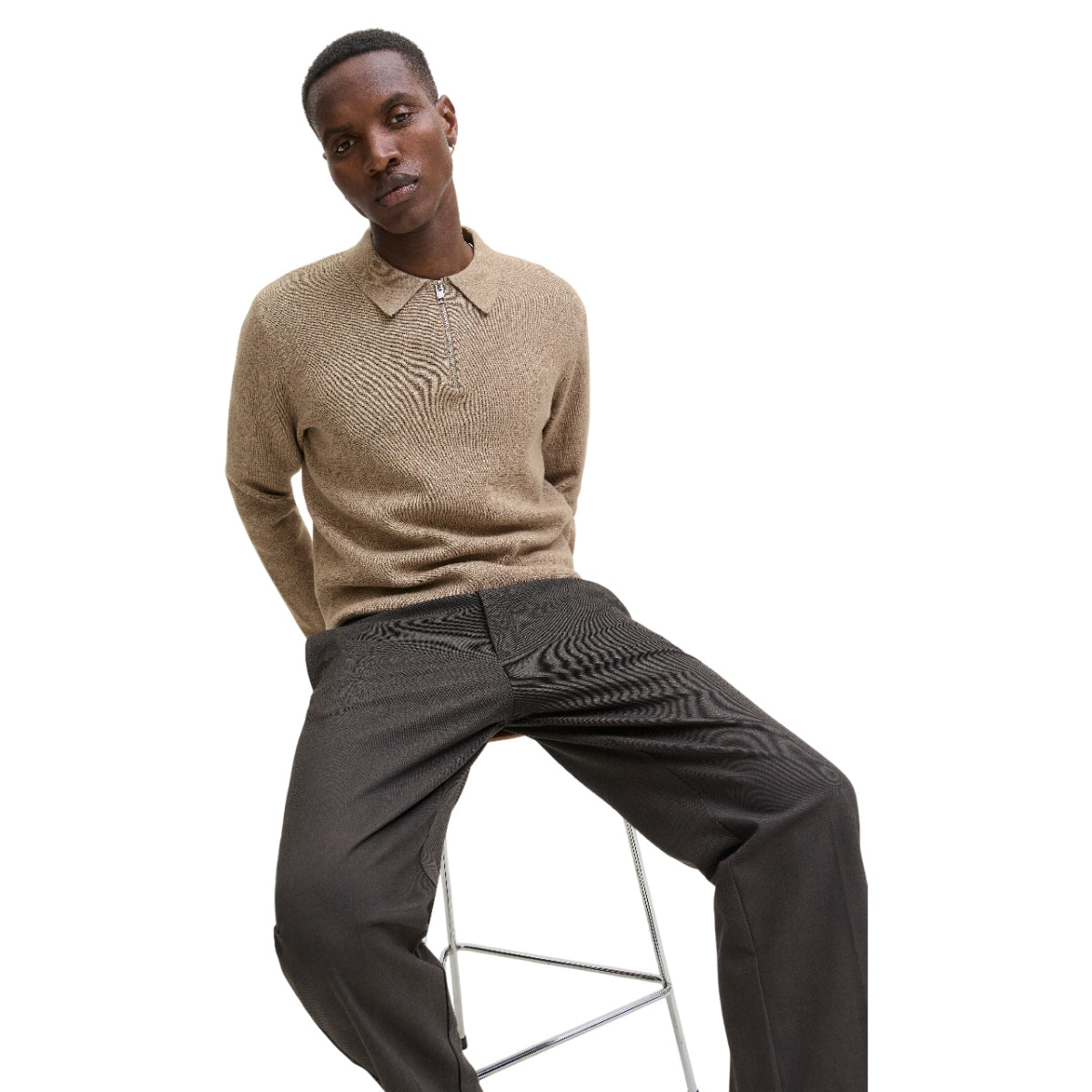 Blamilano stitch knit zip p