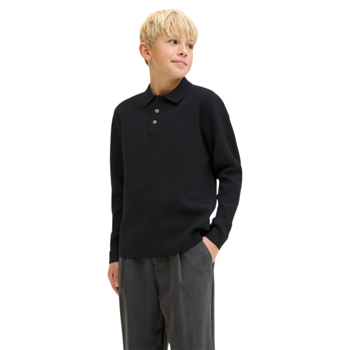 Jprblabradfort knit polo ln