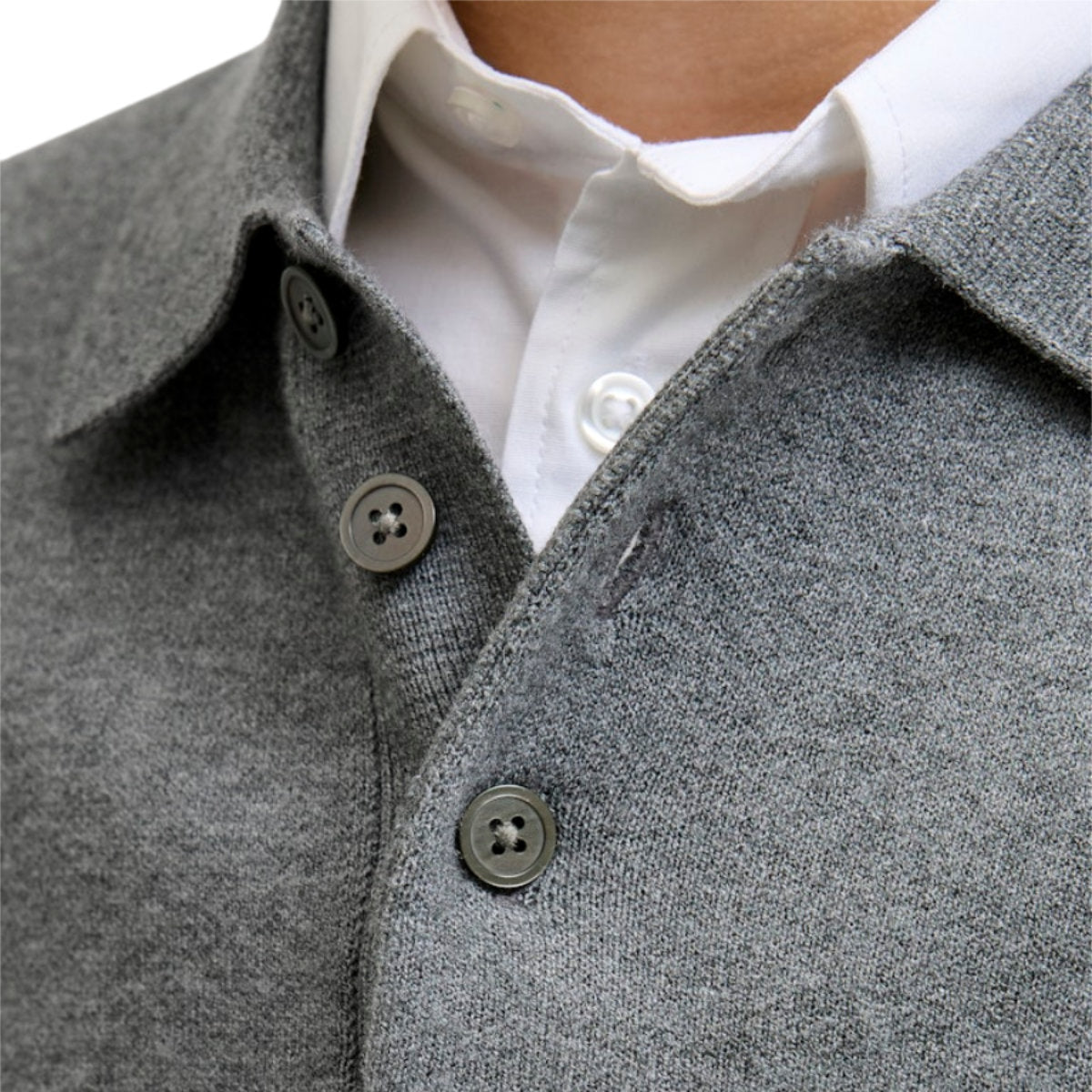 Jprblabradfort knit polo ln